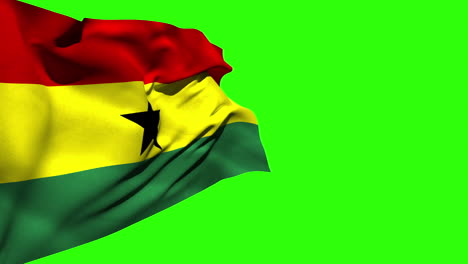 Gran-Bandera-Nacional-De-Ghana-Ondeando