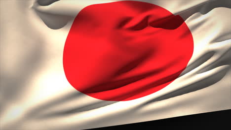 Large-japan-national-flag-waving-