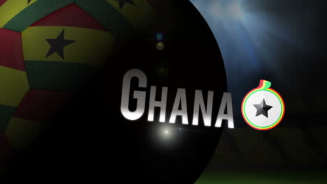 Ghana-Weltmeisterschaft-2014-Animation-Mit-Fußball