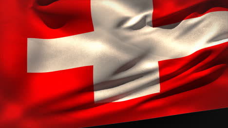 Bandera-Suiza-Generada-Digitalmente-Ondeando