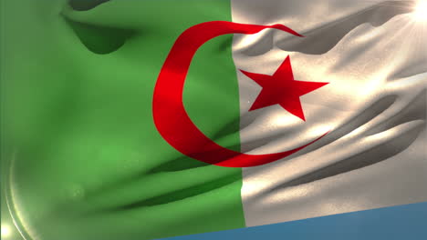 Large-algeria-national-flag-waving-