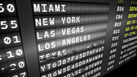 Departures-board-for-american-cities