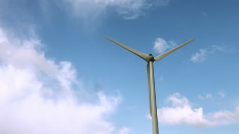 Wind-energy-spinning-against-a-blue-sky