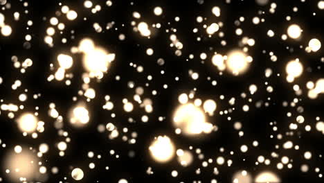 Glittering-light-spheres-on-black