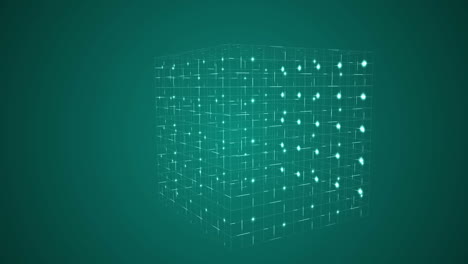 Grid-moving-on-dark-background-