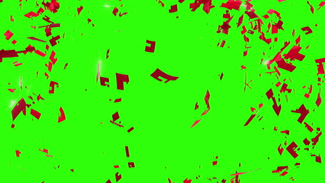 Red-heart-thumping-on-green-background