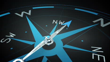 Compass-pointing-to-the-north