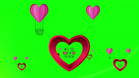 Happy-valentines-day-vector-with-heart-hot-air-balloon