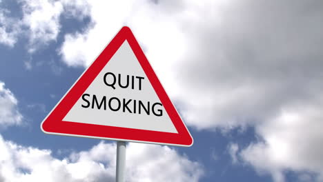 Quit-smoking-sign-against-blue-sky