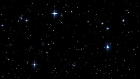 Stars-shining-brightly-in-night-sky