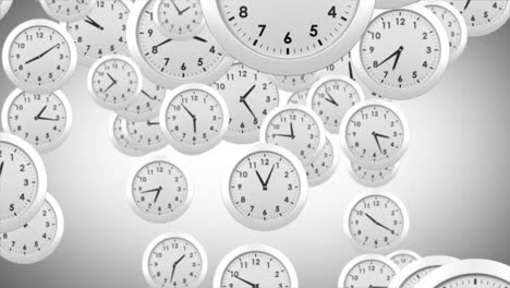 Falling-clocks-on-grey-background