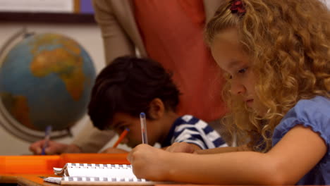 Cute-children-in-class-at-school