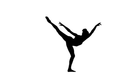 Ballerina-dancing-in-black-silhouette