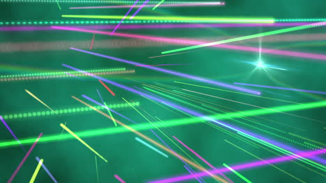 Bright-colourful-laser-beams-shining