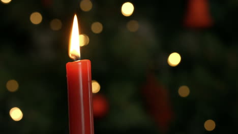 Candle-burning-at-christmas-time