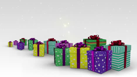 Christmas-presents-appearing-on-white-background