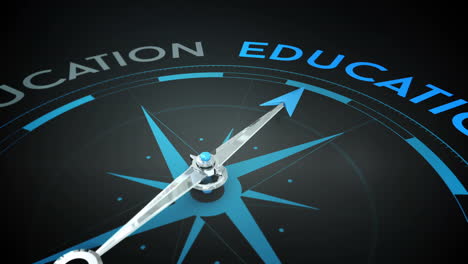 Compass-pointing-to-education
