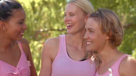 In-high-quality-format-smiling-women-in-pink-for-breast-cancer-awareness