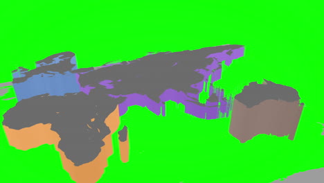 3d-world-map-on-green-background