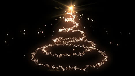 White-light-forming-christmas-tree-design