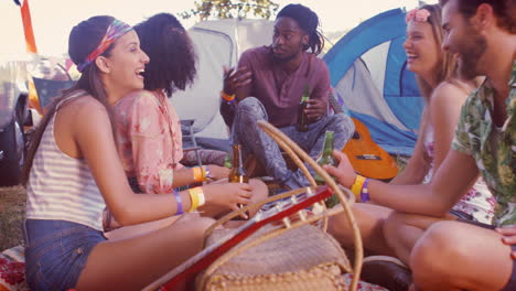 In-high-quality-format-hipsters-having-fun-in-their-campsite