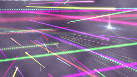 Bright-colourful-laser-beams-shining