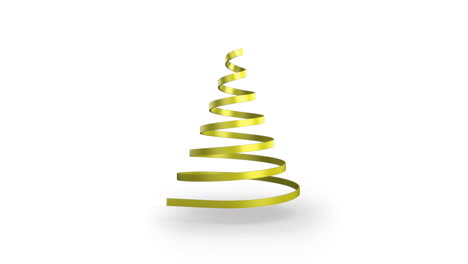 Ribbon-swirling-to-form-christmas-tree-shape