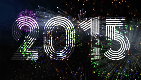 Fuegos-Artificiales-Coloridos-Sin-Fisuras-Explotando-Con-2015