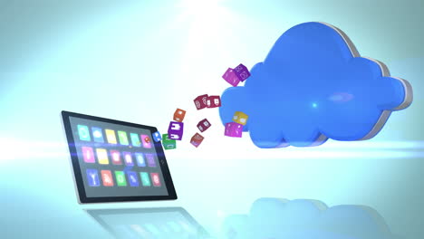 Smartphone-communicating-with-the-cloud