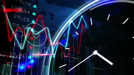 Blauer-Aktien--Und-Aktientechnologiebildschirm