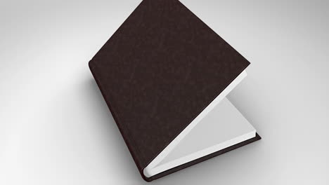 Book-opening-on-white-background