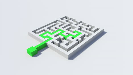 Green-line-solving-a-puzzle