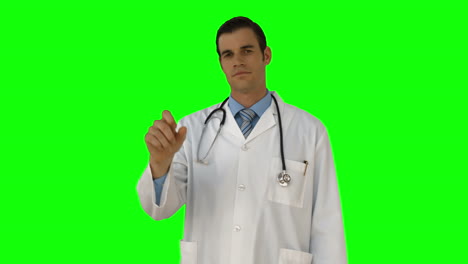 Doctor-gesturing-with-his-hands