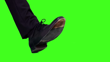 Businessman-with-his-foot-out