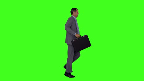 Businessman-running-with-his-briefcase