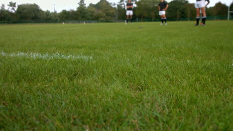 Rugby-Spieler-Trainieren-Zusammen