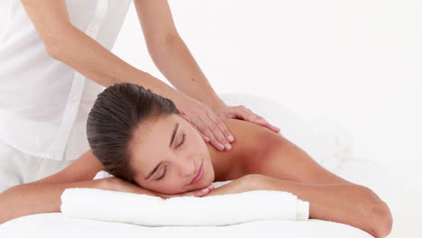 Woman-enjoying-a-shoulder-massage