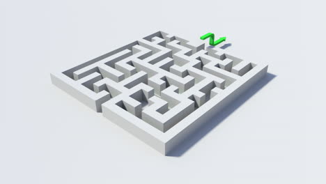 Green-line-going-over-the-maze-to-bypass-it