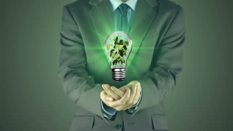 Businessman-presenting-light-bulb-with-hands