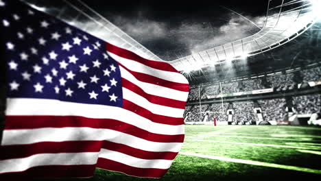 American-flag-blowing-in-football-stadium