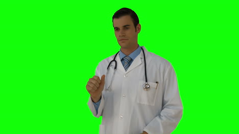 Doctor-Presentando-Con-Las-Manos