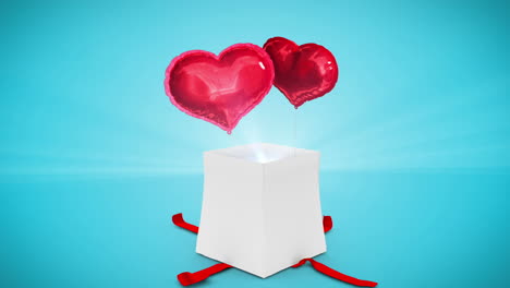 Digital-animation-of-birthday-gift-exploding-and-revealing-heart
