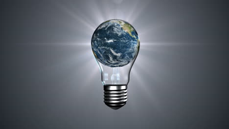 Light-bulb-with-revolving-earth