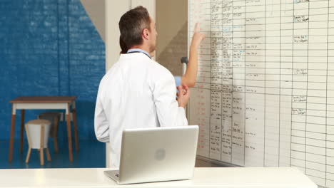 Doctors-checking-board