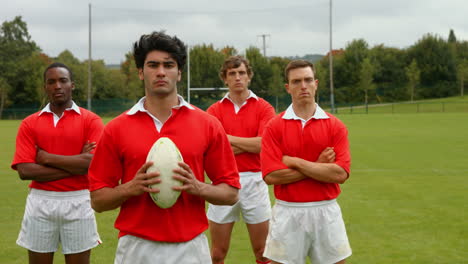 Rugby-players-standing-together