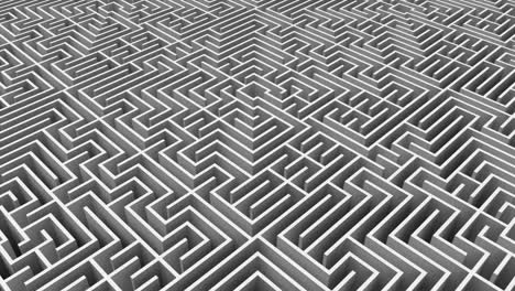 Luftaufnahme-Eines-Komplizierten-Labyrinths