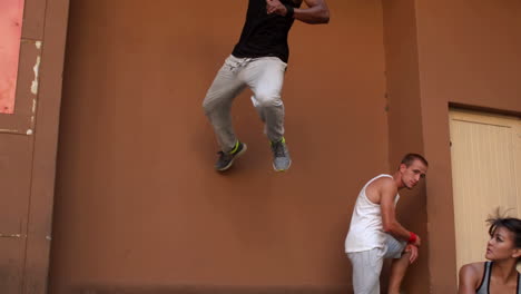 Young-man-jumping-
