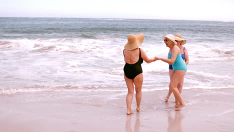 Women-mature-group-are-laughing-between-them