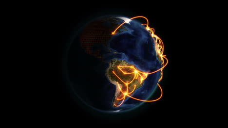 Shaded-Earth-with-orange-connection-in-movement-with-grid-with-Earth-image-courtesy-of-Nasa.org