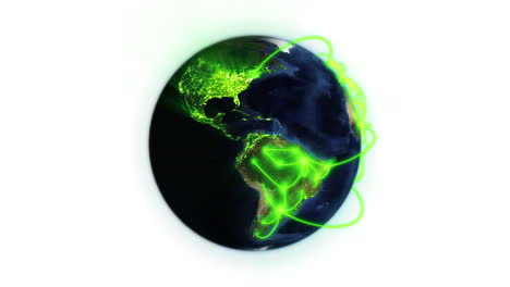 Green-network-on-a-lighted-Earth-with-image-courtesy-of-Nasa.org